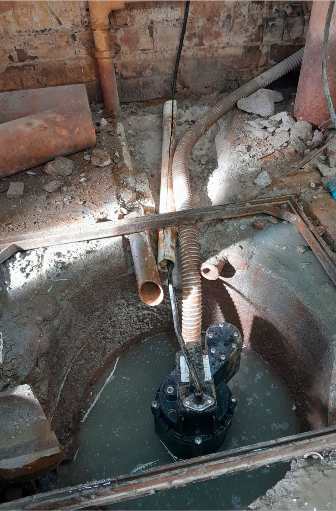 Flooded Cellar to Dry Storage