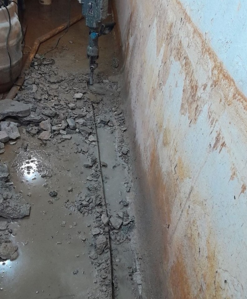 Flooded Cellar to Dry Storage