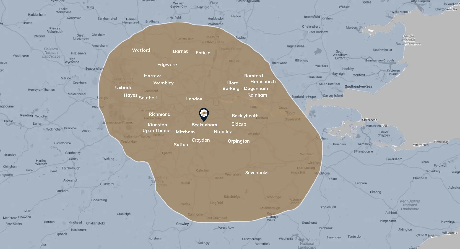 bndrainageltd map